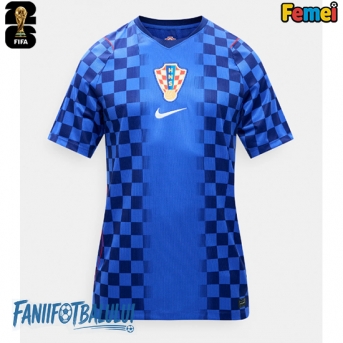 Croația Echipament de Fotbal Replică Mondial 2026 Femei Deplasare